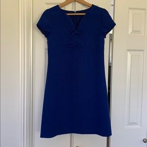 Royal blue shift style dress